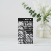 V Überschrift - Gerüst Visitenkarte (Stehend Vorderseite)