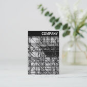 V Überschrift - Gerüst Visitenkarte (Stehend Vorderseite)