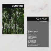 V Überschrift - Holzkanopie 02 Visitenkarte (Vorne/Hinten)