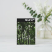 V Überschrift - Holzkanopie 02 Visitenkarte (Stehend Vorderseite)