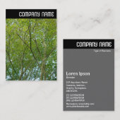 V Überschrift - Japanisches Ahorn Visitenkarte (Vorne/Hinten)