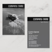 V Überschrift - Kleiner Fischereischlepper Visitenkarte (Vorne/Hinten)