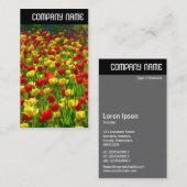 V Überschrift - Meer der Tulpen Visitenkarte (Vorne/Hinten)