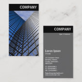 V. Überschrift - Reflektierter Büroblock Visitenkarte (Vorne/Hinten)