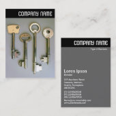 V Überschrift - Schlüssel Visitenkarte (Vorne/Hinten)