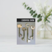 V Überschrift - Schlüssel Visitenkarte (Stehend Vorderseite)