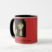 V.V.Sutton Bücher Tasse (Vorderseite Links)