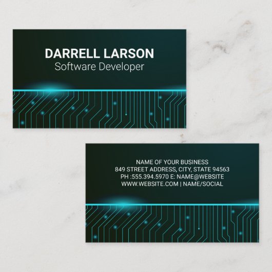 v visitenkarte (Vorne/Hinten)