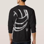 V Volleyball (Front u. Rückseite) - Sweatshirt (Rückseite)