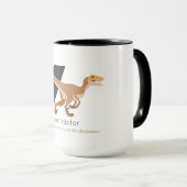 V wie Velociraptor-Tasse Tasse (VorderseiteRechts)