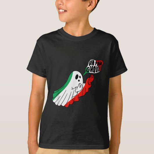 Va Fan Ghoul For Men Women Italian Funny Halloween T-Shirt (Vorderseite)