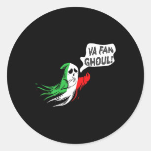 Va Fan Ghoul für Männer Frauen Italienisches sonni Runder Aufkleber