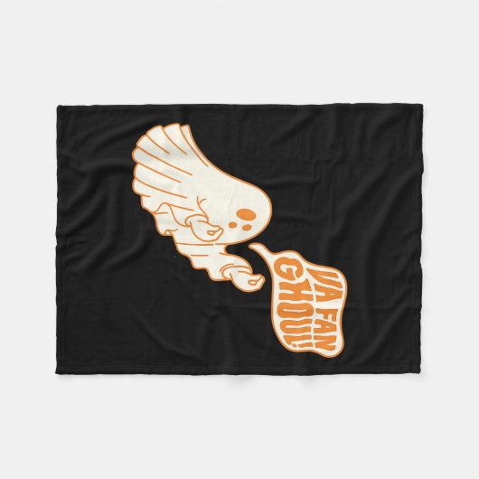 Va Fan Ghoul Halloween Ghost Design Fleecedecke (Vorderseite (Horizontal))