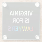 VA für den Untersetzer Rechtsanwälte (Rückseite)