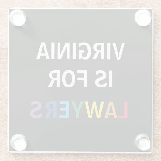 VA für den Untersetzer Rechtsanwälte (Rückseite)