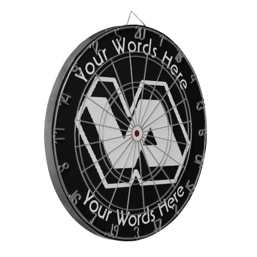 VA Logo Dartscheibe (Vorderseite Links)