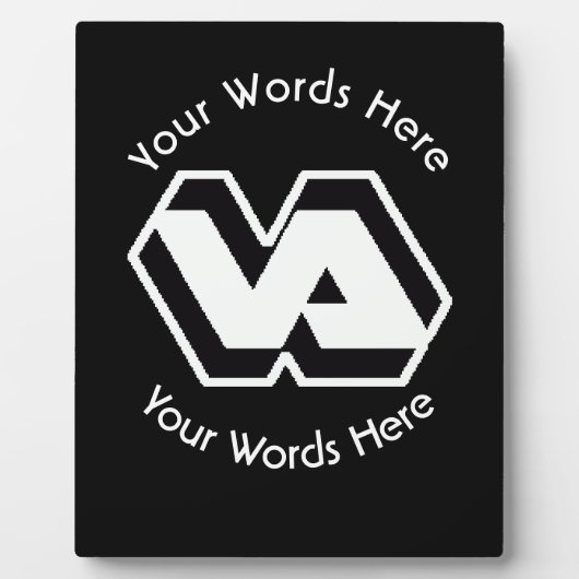 VA Logo Fotoplatte (Vorderseite)