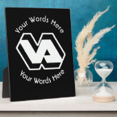 VA Logo Fotoplatte (Seite)