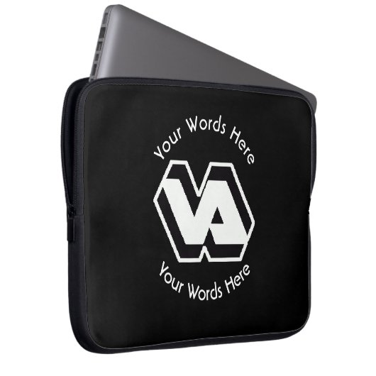 VA Logo Laptopschutzhülle (Vorne Rechts)