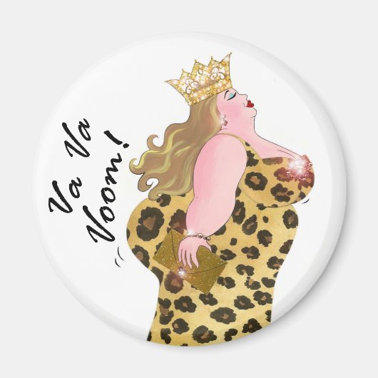 Va Va Voom! Big Girl Fun Magnete Magnet (Vorne)