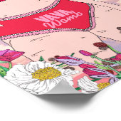 VA Womb Mehr Liebe drucken Poster (Ecke)