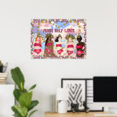 VA Womb Mehr Liebe drucken Poster (Heimbüro)