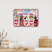 VA Womb Mehr Liebe drucken Poster (Küche)