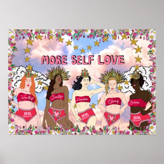VA Womb Mehr Liebe drucken Poster (Vorne)