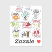 VAALENTINEN [1] AUFKLEBER (Blatt)