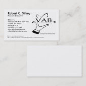 VAB - Konto-Führungskraft Visitenkarte (Vorne/Hinten)