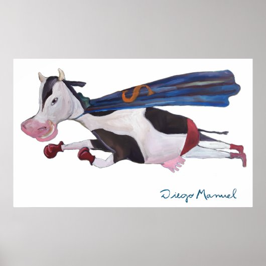 Vaca voladora poster (Vorne)