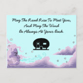 Vacacation Camp Postcard Canned Ham Travel Trailer Postkarte (Vorderseite)