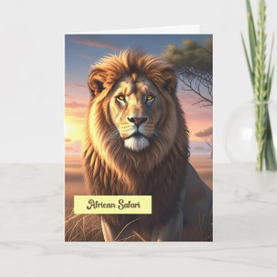 Vacacation Card African Safari Karte