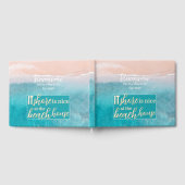 Vacation Beach House Minimalistischer Name der Skr Gästebuch (Voll)