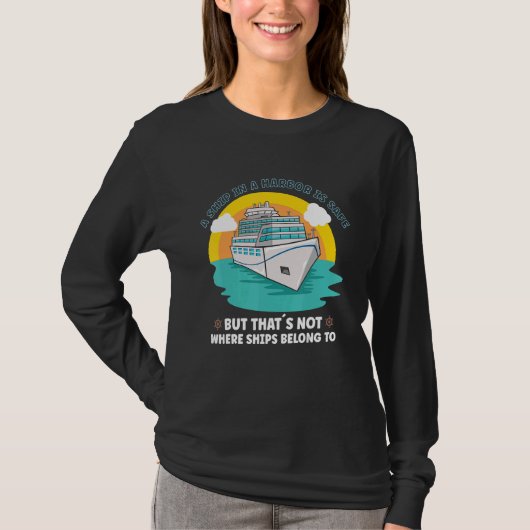 Vacation Boating Boat Captain Cruise Ship Cruising T-Shirt (Vorderseite)