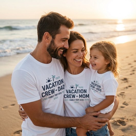 Vacation Crew Mom Shirt Matching Family Vacation 