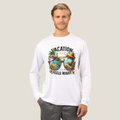 Vacation Feels Right Premium Long Sleeve USA Tri-Blend Shirt (Vorderseite komplett)