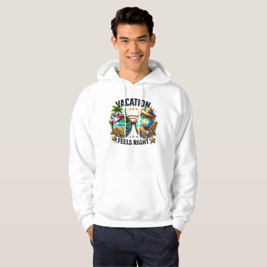 Vacation Feels Right Pullover Hoodie USA (Vorne ganz)