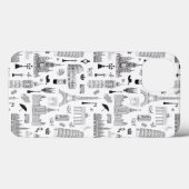 Vacation in Europe Pattern Case-Mate iPhone Hülle (Rückseite (Horizontal))
