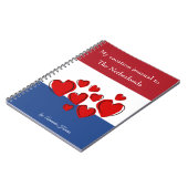 Vacation Journal in die Niederlande Notizblock (Linke Seite)