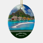Vacation Memory Ornament - Foto & Lage! (Rechts)