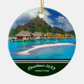 Vacation Memory Ornament - Foto & Lage! (Vorne)
