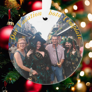 Vacation Memory Ornament Personalisieren Weihnacht