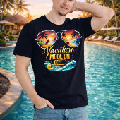 Vacation Mode On Feels Like Ocean Sunset Dark Tee