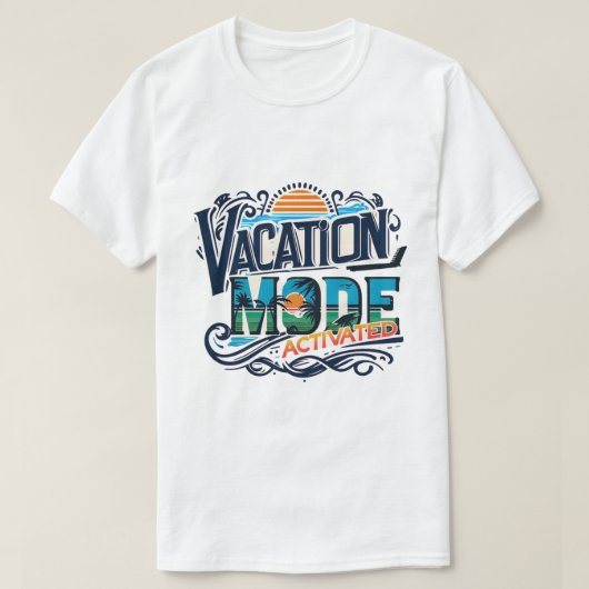 Vacation Mode T-Shirt (Design vorne)