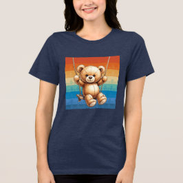 vacation mode Tri-Blend shirt