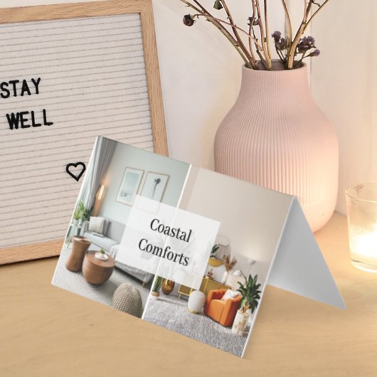 Vacation Rental Guest House Airbnb QR Code Visitenkarten