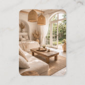 Vacation Rental Guest House Photo QR Code Visitenkarte (Vorderseite)