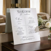 Vacation Rental Host Welcome House Rules WiFi Sign Sockelschild