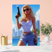 Vacation’s Over – Back from the Beach, Locked and Acrylschild (Hochzeit)